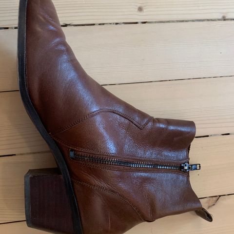 Skinn boots str 39 som nye