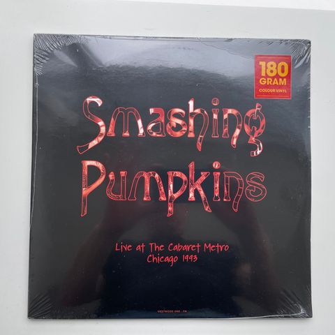Smashing Pumpkins - Live Cabaret Metro LP, Colour Vinyl, ny i folie