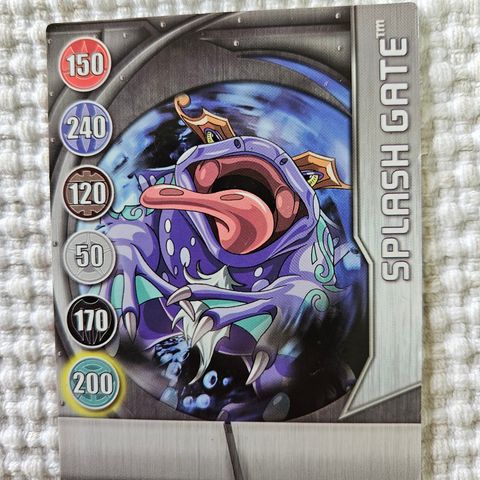 Bakugan metallkort Splash gate