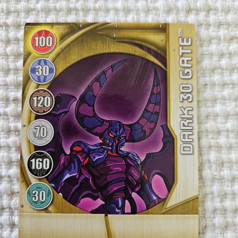 Bakugan metallkort Dark 30 Gate