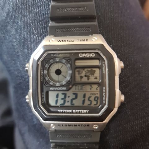 Casio AE-1200wh worldtimer