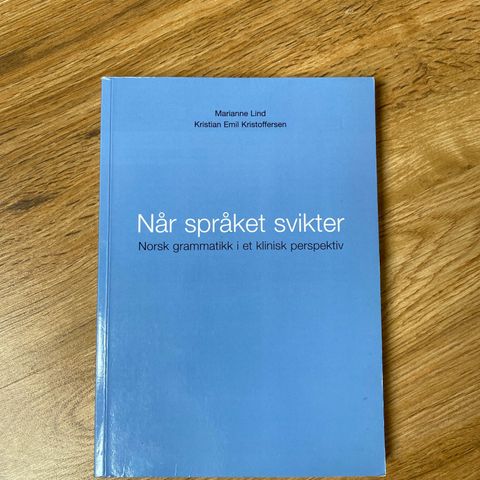 Nå språket svikter