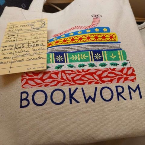 Bookworm Mini Tote Bag