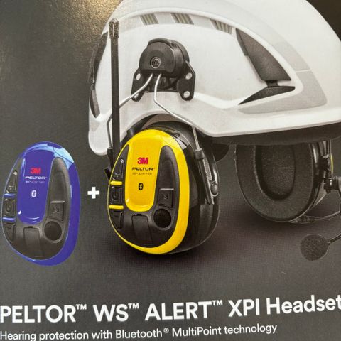 Peltor WS Alert XPI for hjelm selges.