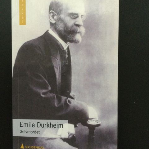 Emile Durkheim: Selvmordet