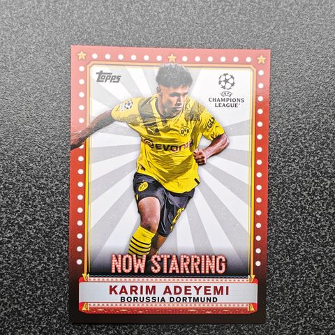 NS-2 Karim Adeyemi - Now Starting insert (Topps 2022/23 UCC Flagship)