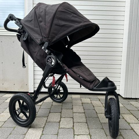 Baby jogger City Elite med baby bag m/ regn trekk