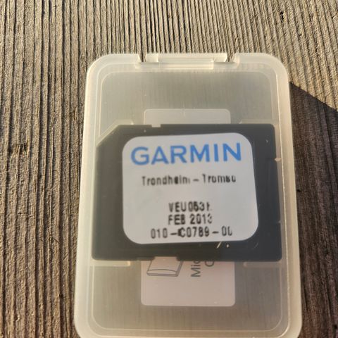 Garmin kartbrikke Trondheim-Tromsø