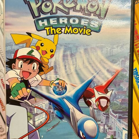 Pokemon Heros The Movie dvd