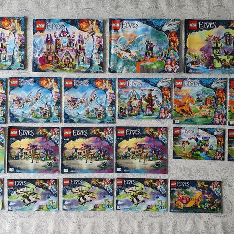 Lego Elves - 16 komplette sett selges