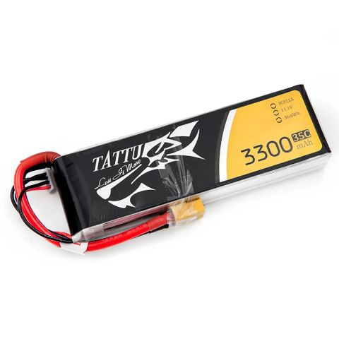 Gens Ace TATTU 3300mAh 3s 35c Lipo Battery