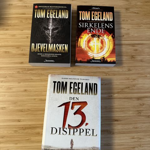 Tom Egeland bøker