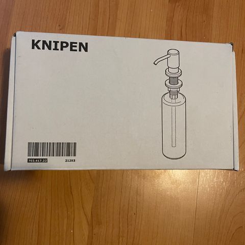 Knipen. Såpedispenser fra Ikea