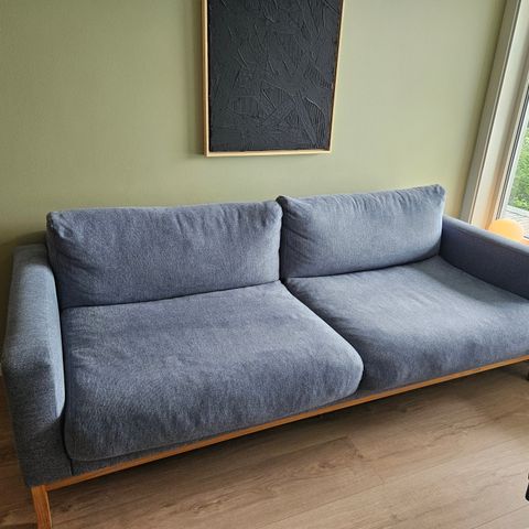 Lys blå Bolia North 3-seter sofa