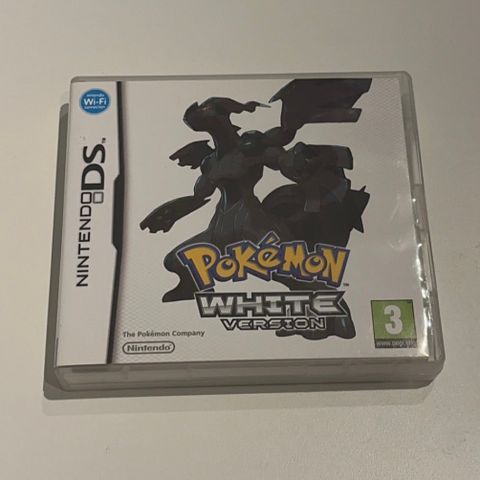 Pokemon white version med boks og manualer