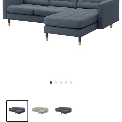 Landskrona - 3 seterssofa fra IKEA