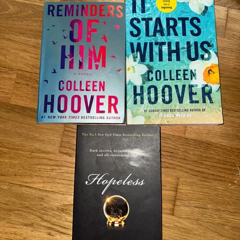 Colleene Hoover bøker til salgs