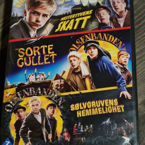 Olsenbanden jr. 3 filmer i 1. DVD