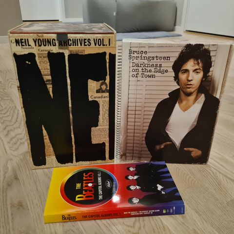 Neil Young, Bruce Springsteen, Beatles- box sets