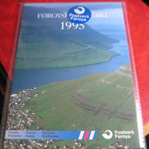 Årssett Færøyene 1995 postfrisk