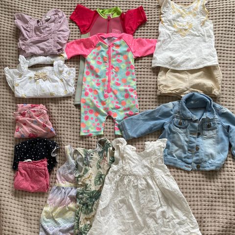 Sommerklær til jente 80-86