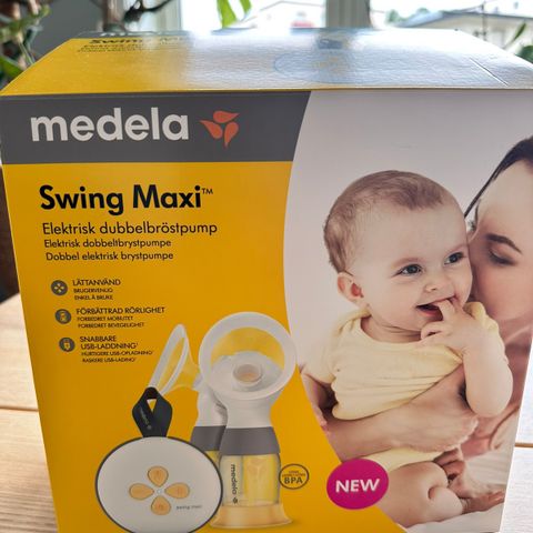 Medela swing maxi dobbel brystpump (ikke brukt)