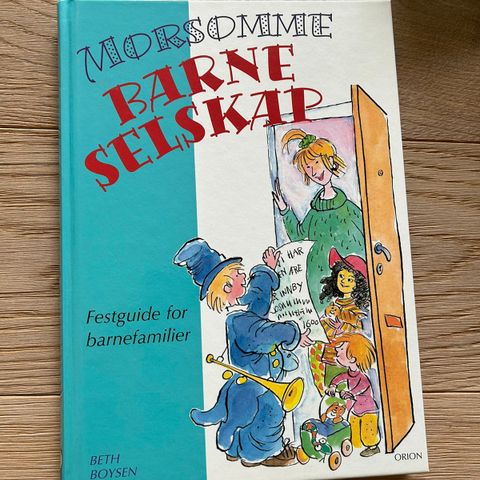 Bok: Morsomme barneselskap- festguide for barnefamilier