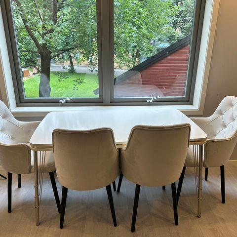 Spisebord med 4 stol(kun idag og imorgen)