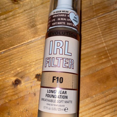 Makeup revolution IRL FILTER longwear foundation , F10