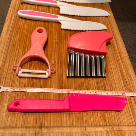 Barnekniver/kjøkkenutstyr i plast