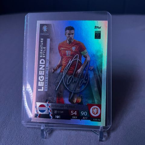 Topps Match Attax EURO 2024 LEGEND Signature Robin Van Persie