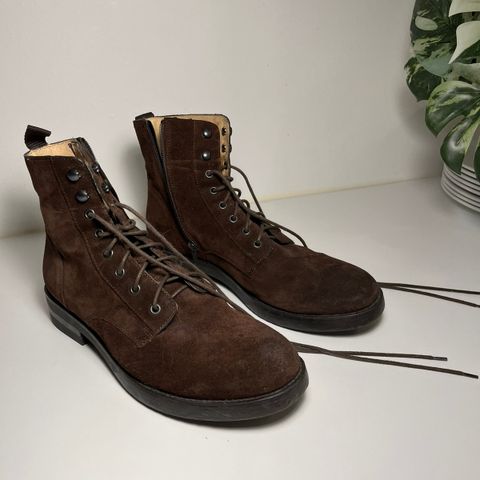 **Brune Suede Boots fra Barneys New York – Str. 43**