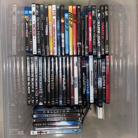 Diverse DVD-filmer