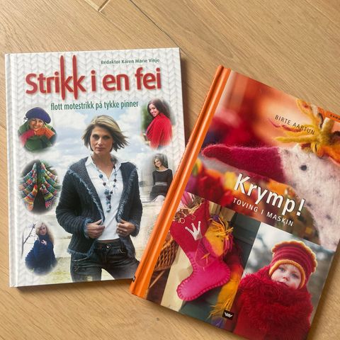 2 hobbybøker gies bort (sender ikke)