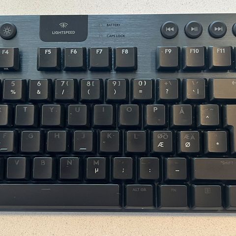 Logitech G915 LIGHTSPEED TKL Trådløst Gamingtastatur (sort)