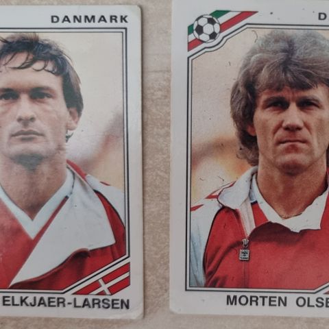 Preben Elkjær og Morten Olsen VM 1986