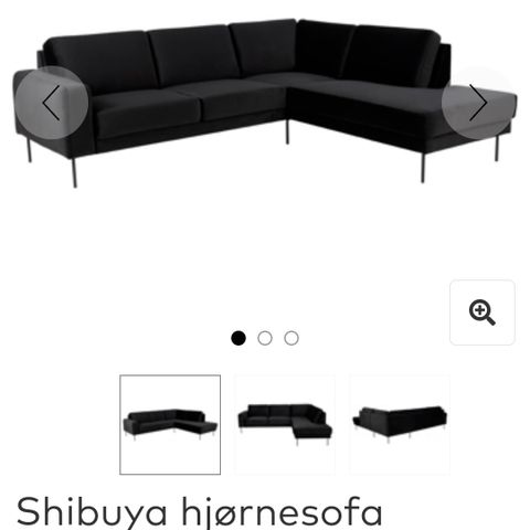 Shibuya hjørnesofa