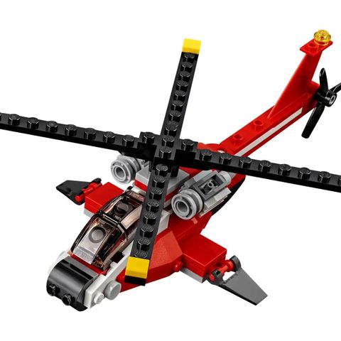 Lego creator 31057 rødt helikopter 3 i 1