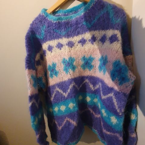Vintage strikket genser