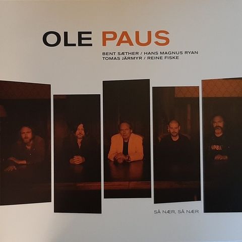 Ole Paus - «Så Nær, Så Kjær» 1st edition oransje 3-sider forseglet