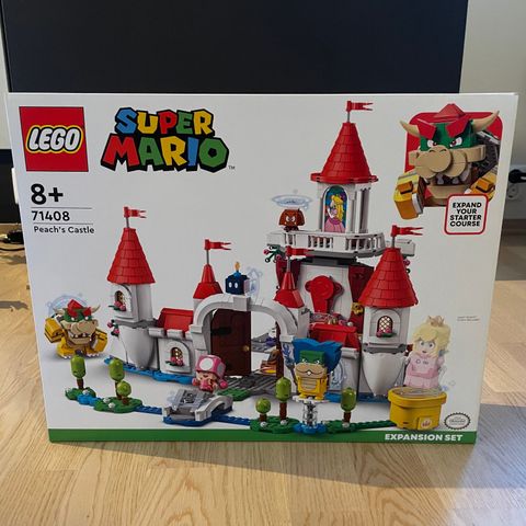 Nytt og uåpnet Lego 71408 Super Mario Peach's Castle