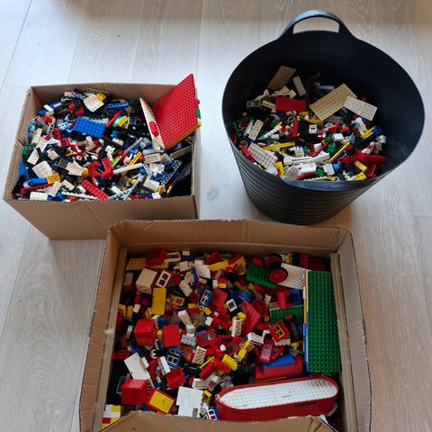 Lego fra 70, 80 og 90 tallet - 15 kg