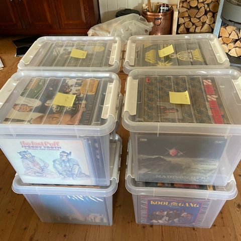 LP/vinyl samling 750 stk. selges  bare komplett 90% Rock, Heavy Metal