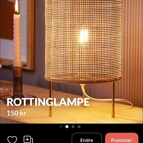 Rotting lampe