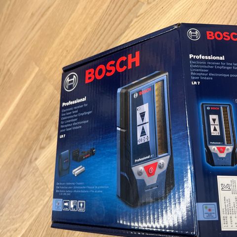 Helt ny Bosch LR7 - Kun åpnet
