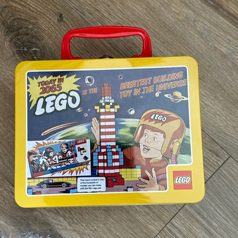 Lego matpakke boks i metall