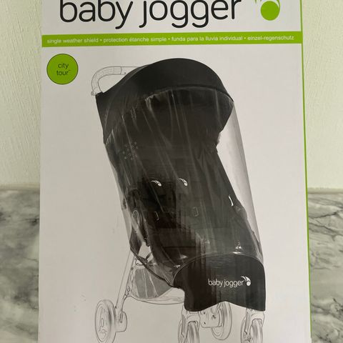 Regntrekk til baby jogger city tour