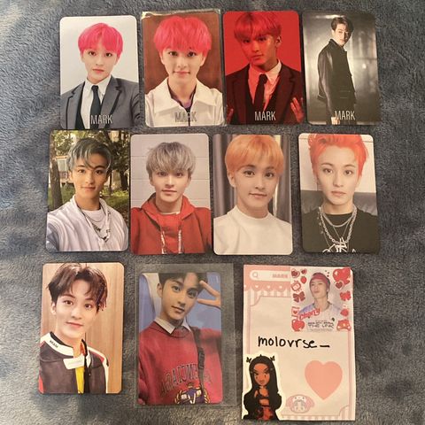 Nct mark Kpop photocards