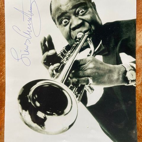 Autograf Louis Armstrong