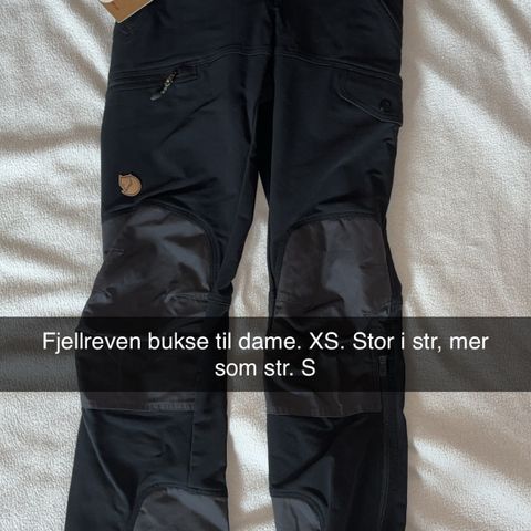 Fjellreven bukse til dame. Str. XS. Stor i str.